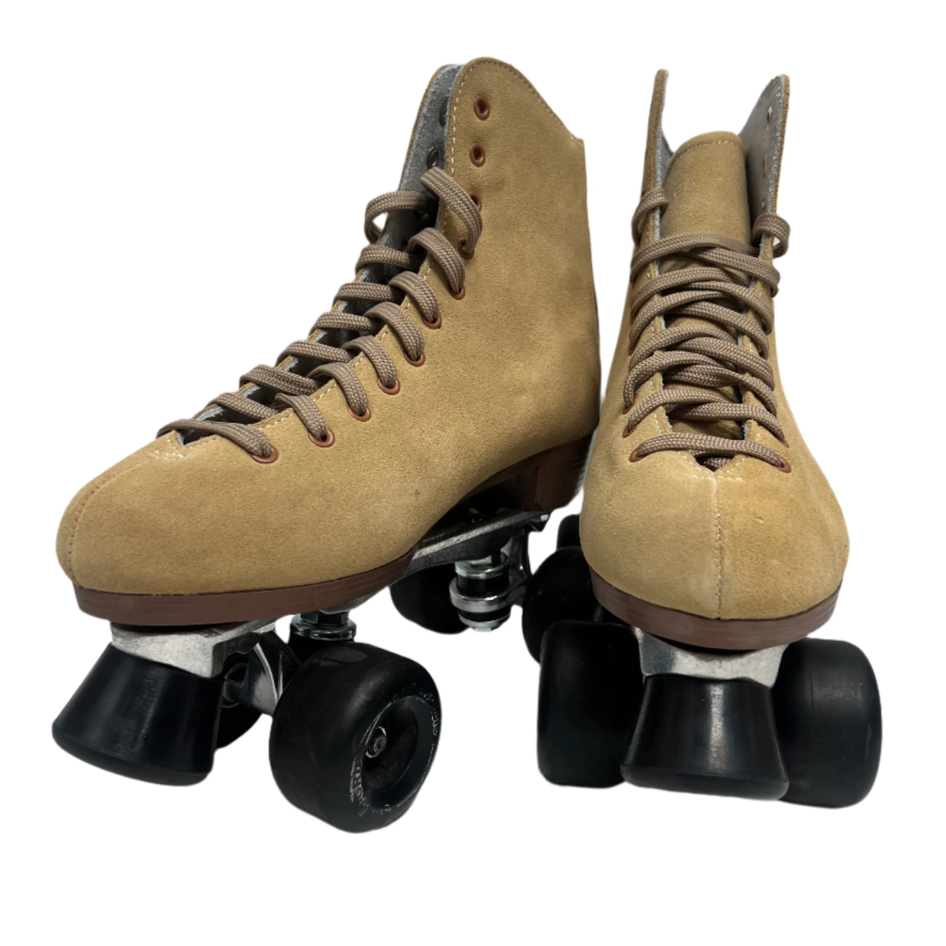 Sure-Grip Tan Suede Boardwalk Skates - Size 8 *BLEM*