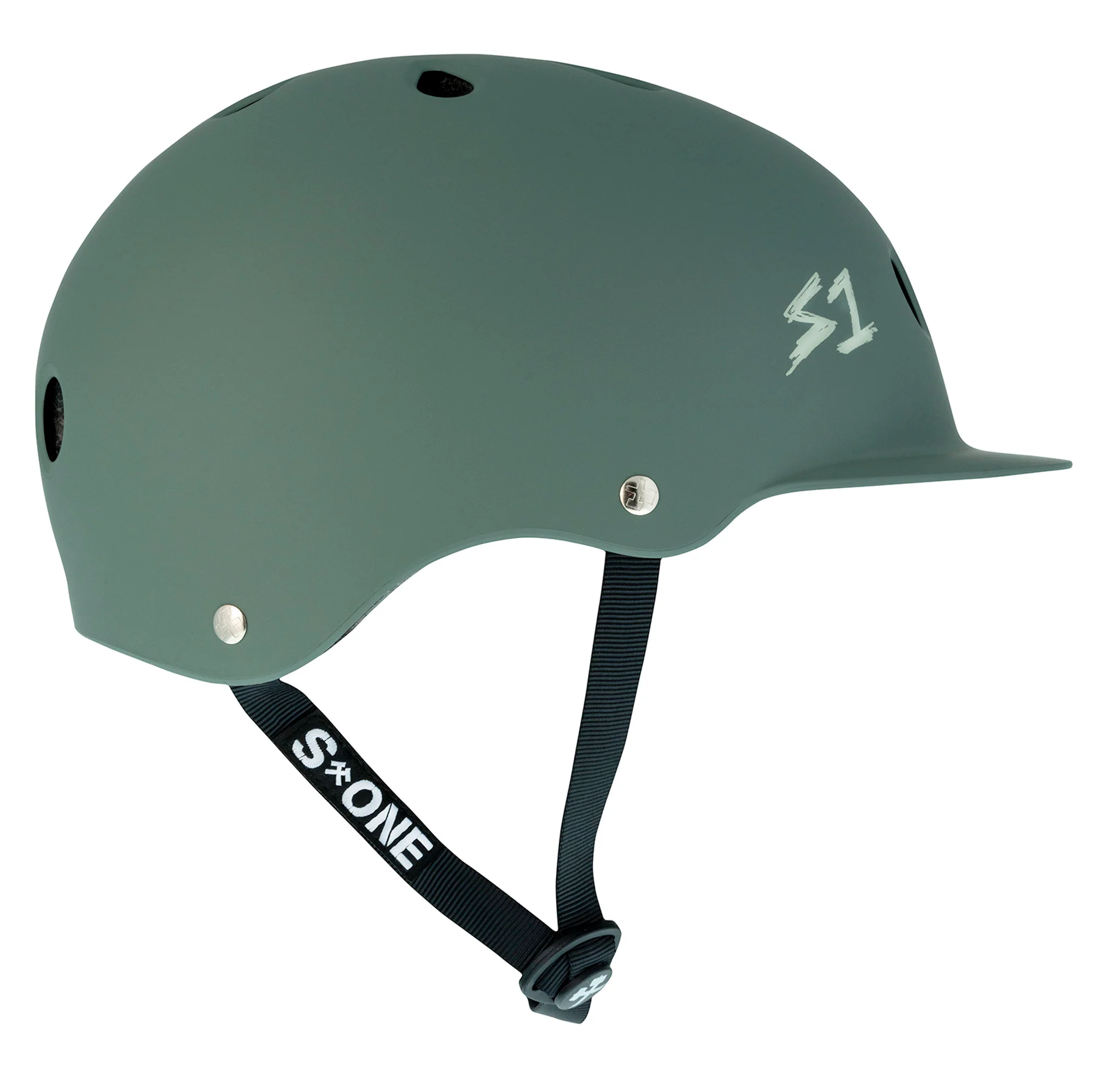 S1 Lifer Brim Helmet - AMBUSH GREEN MATTE - Image 3
