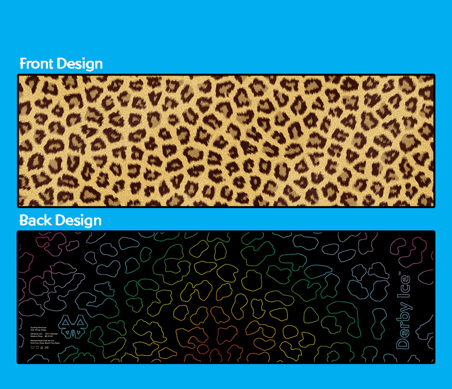 Derby Ice Instant Cooling Towel - LEOPARD - Image 2