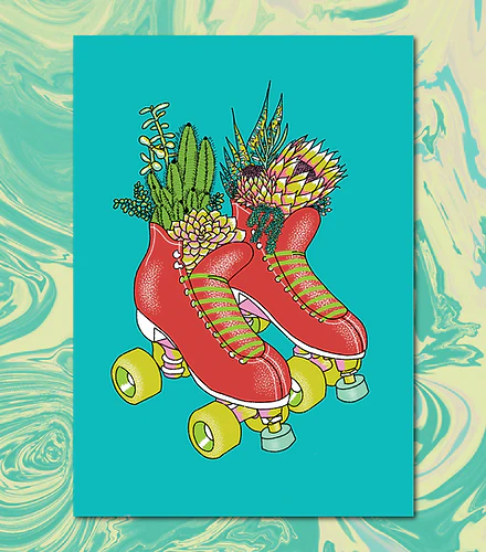 Create and Skate Factory - Print - SKATE SUCCULENT