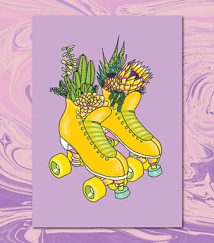 Create and Skate Factory - Print - SKATE SUCCULENT - Image 2
