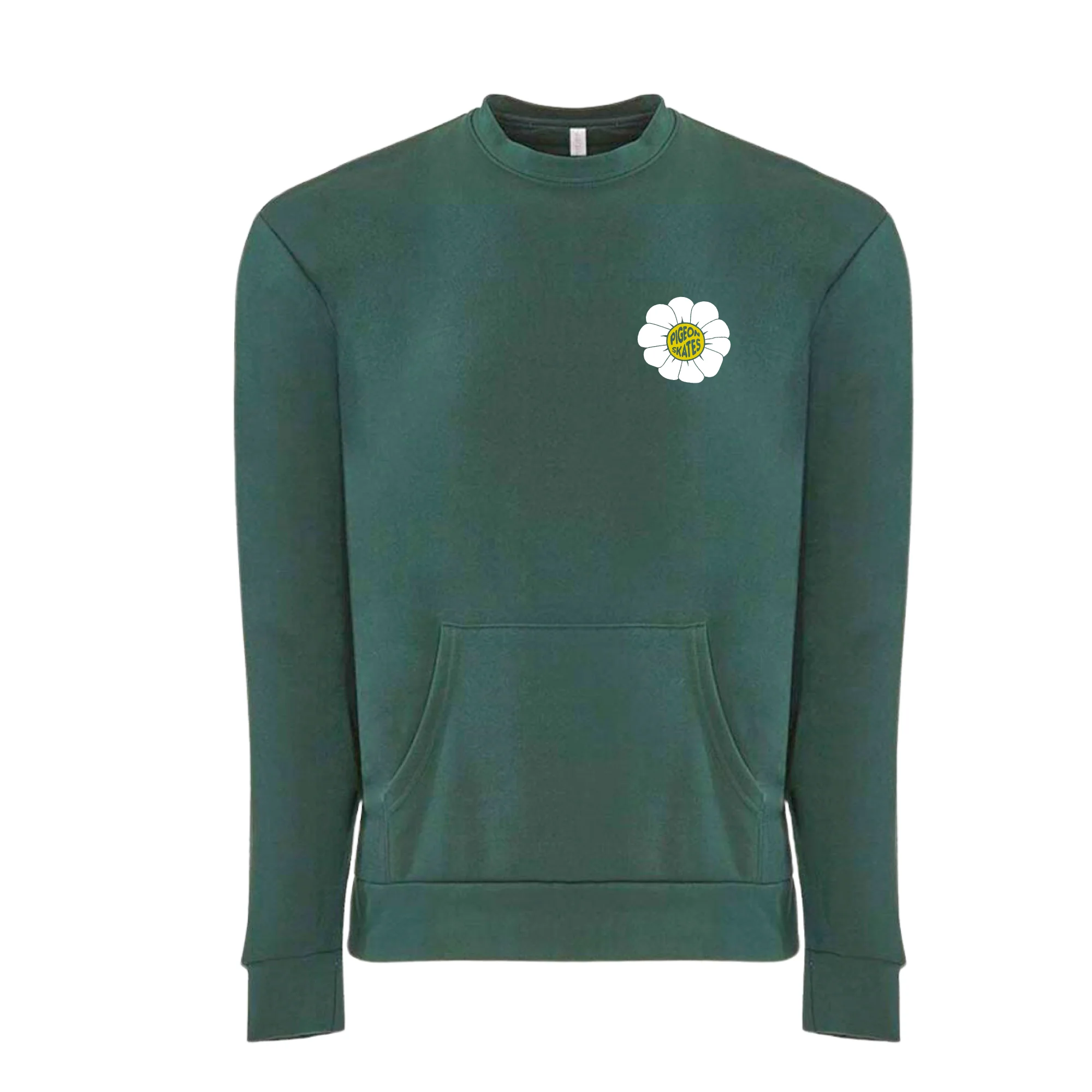 Pigeon's Flower Friends Crewneck Sweater *Pouch Pocket* - Image 5