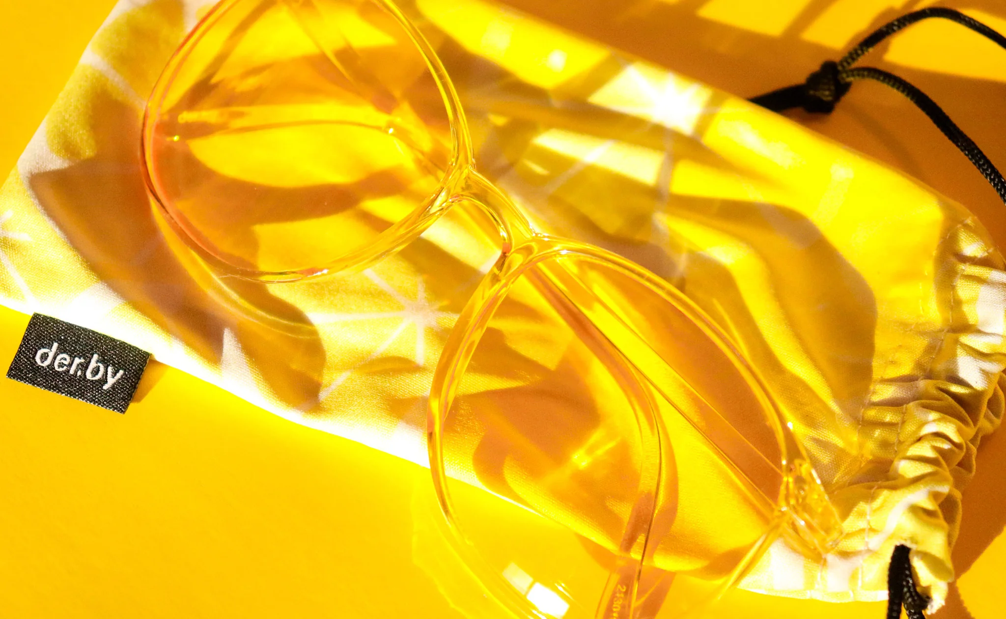 Derby Mood Glasses - LEMON YELLOW