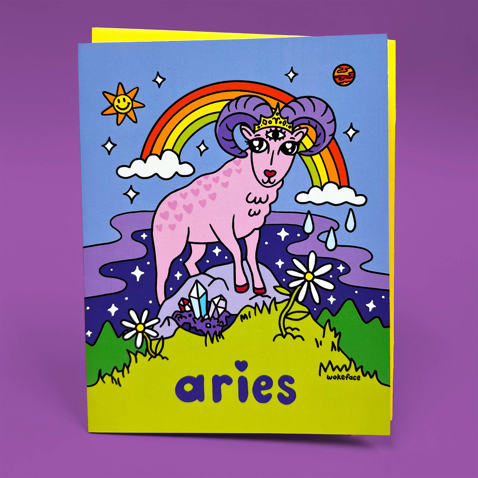 Greeting Card - Zodiac: Aries