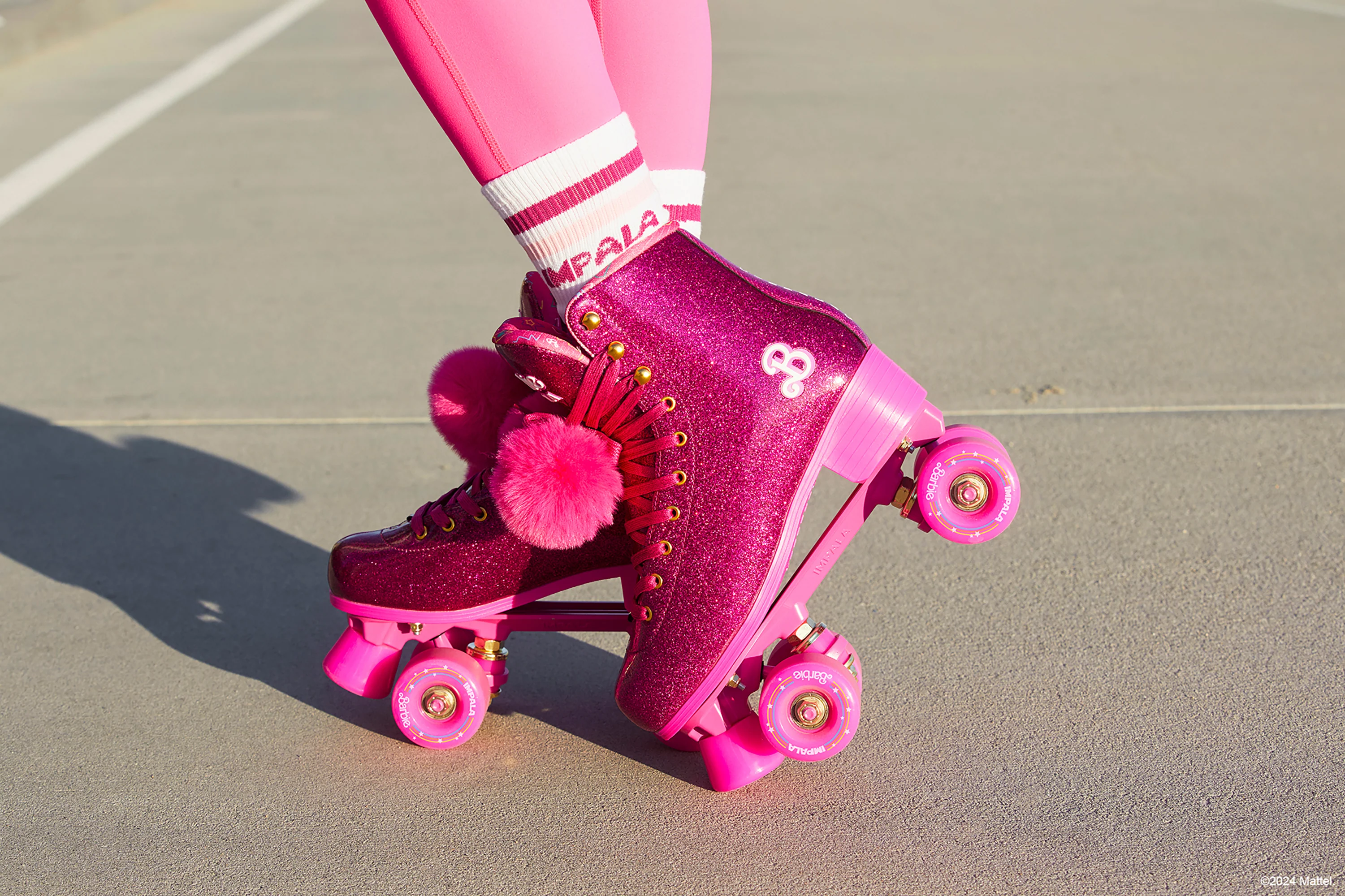 Impala Roller Skates - BARBIE PINK Size W6 - Image 3