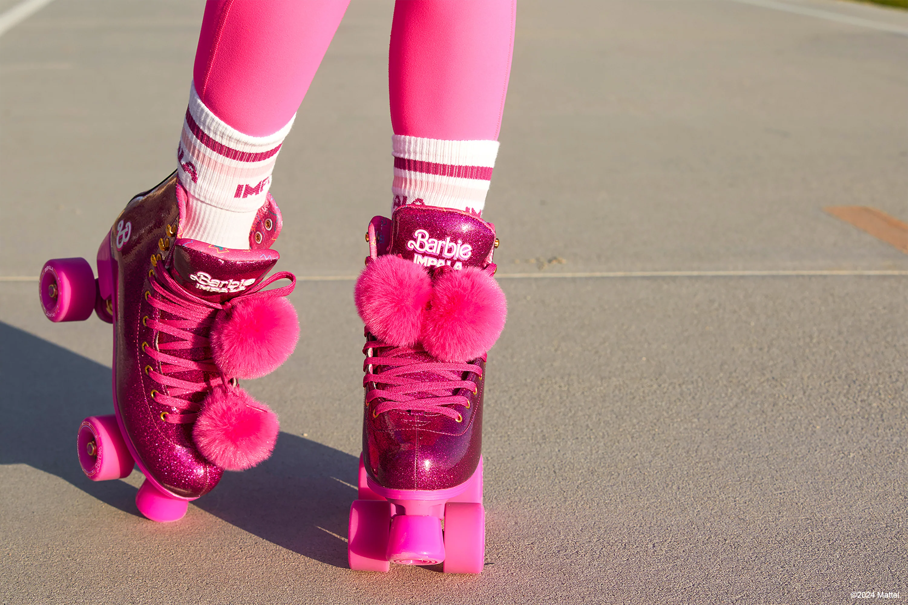 Impala Roller Skates - BARBIE PINK Size W6 - Image 4