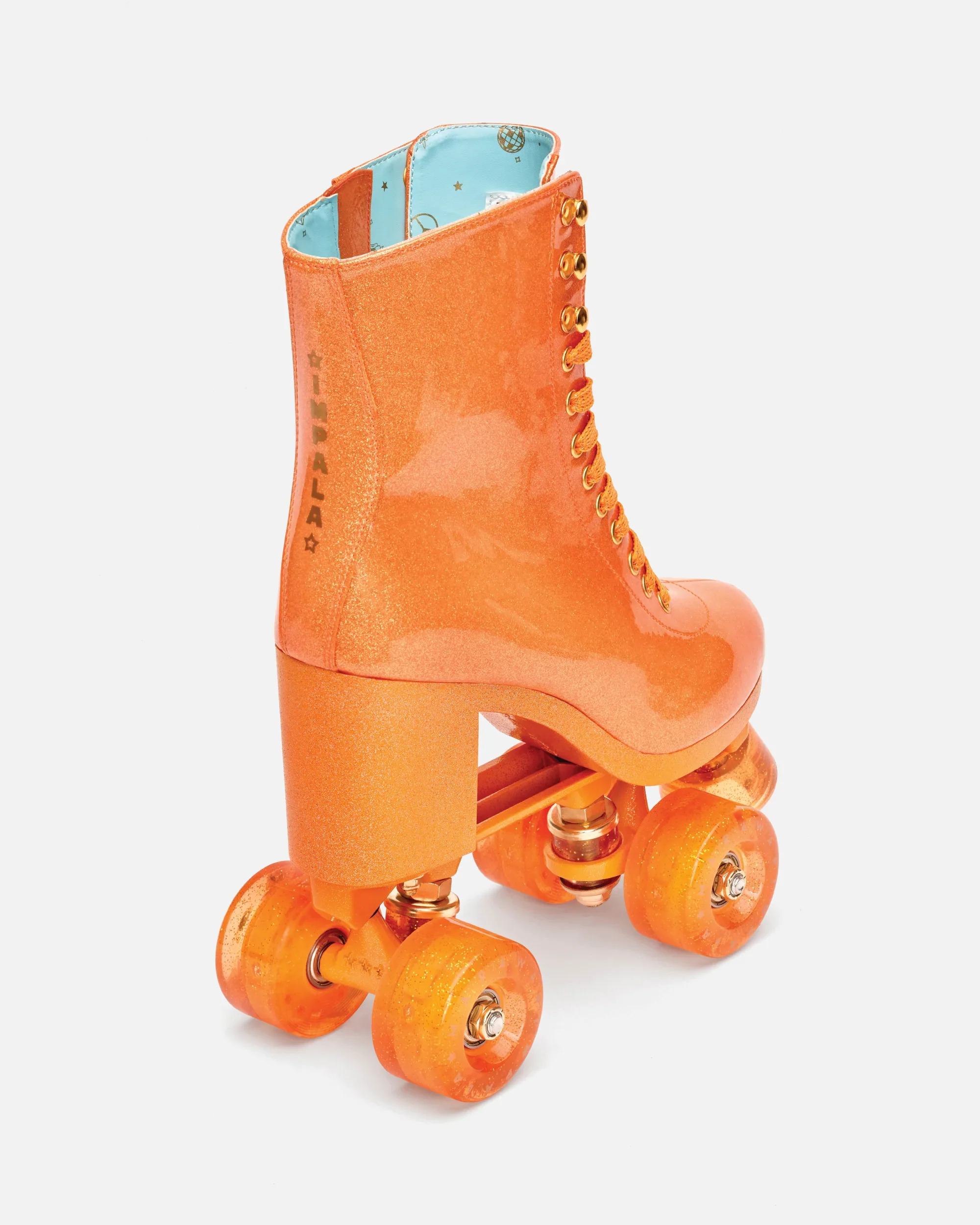 Impala High Heel Roller Skates - MARAWA SPARKLE ORANGE - Image 5