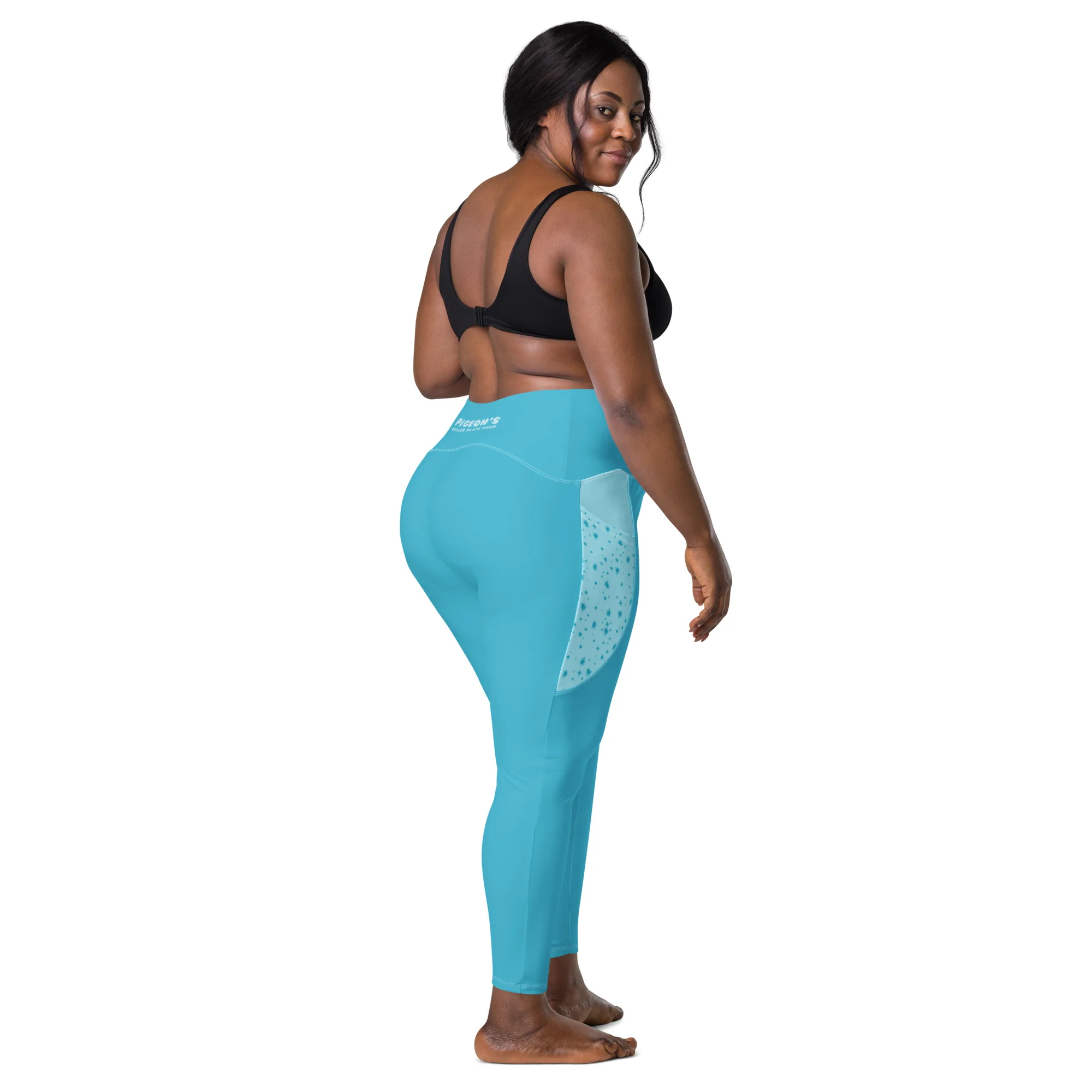 Pigeon's Skate Leggings with Pockets - LIGHT BLUE