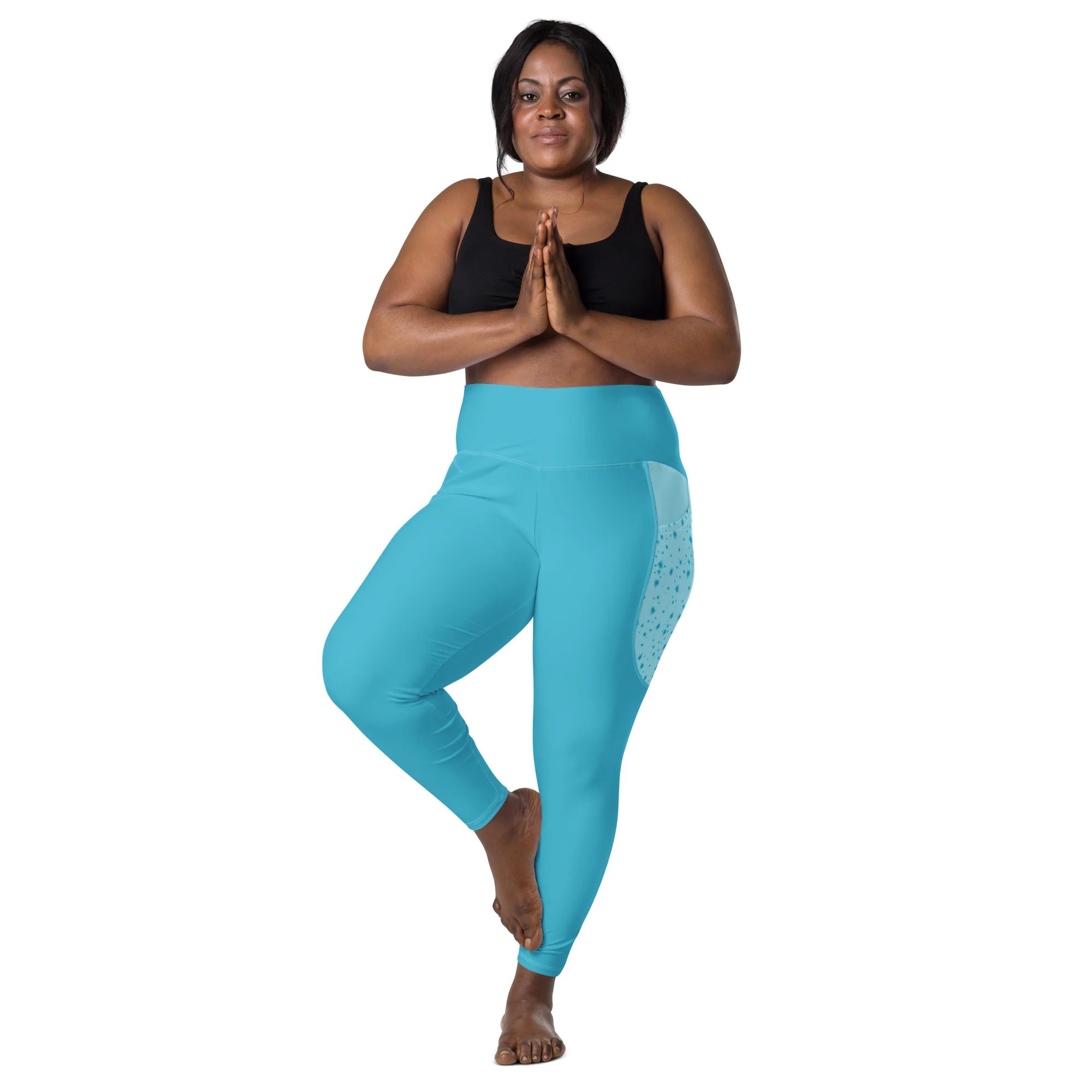 Pigeon's Skate Leggings with Pockets - LIGHT BLUE - Image 11
