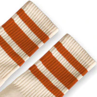 Socco Organic Socks - WHITE/RUST - Image 2