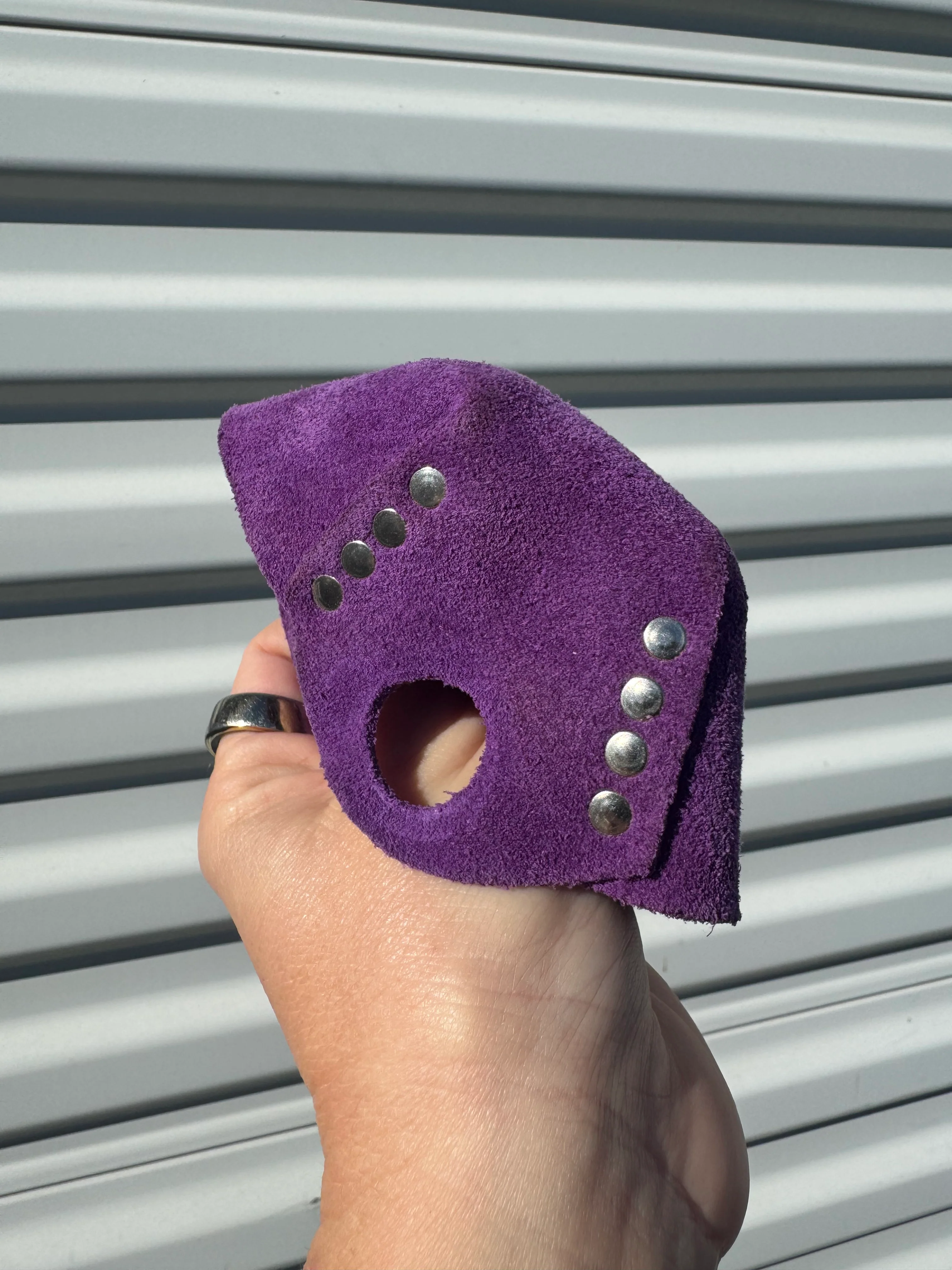Suede Toe Cap - PURPLE *SINGLE* - Image 2