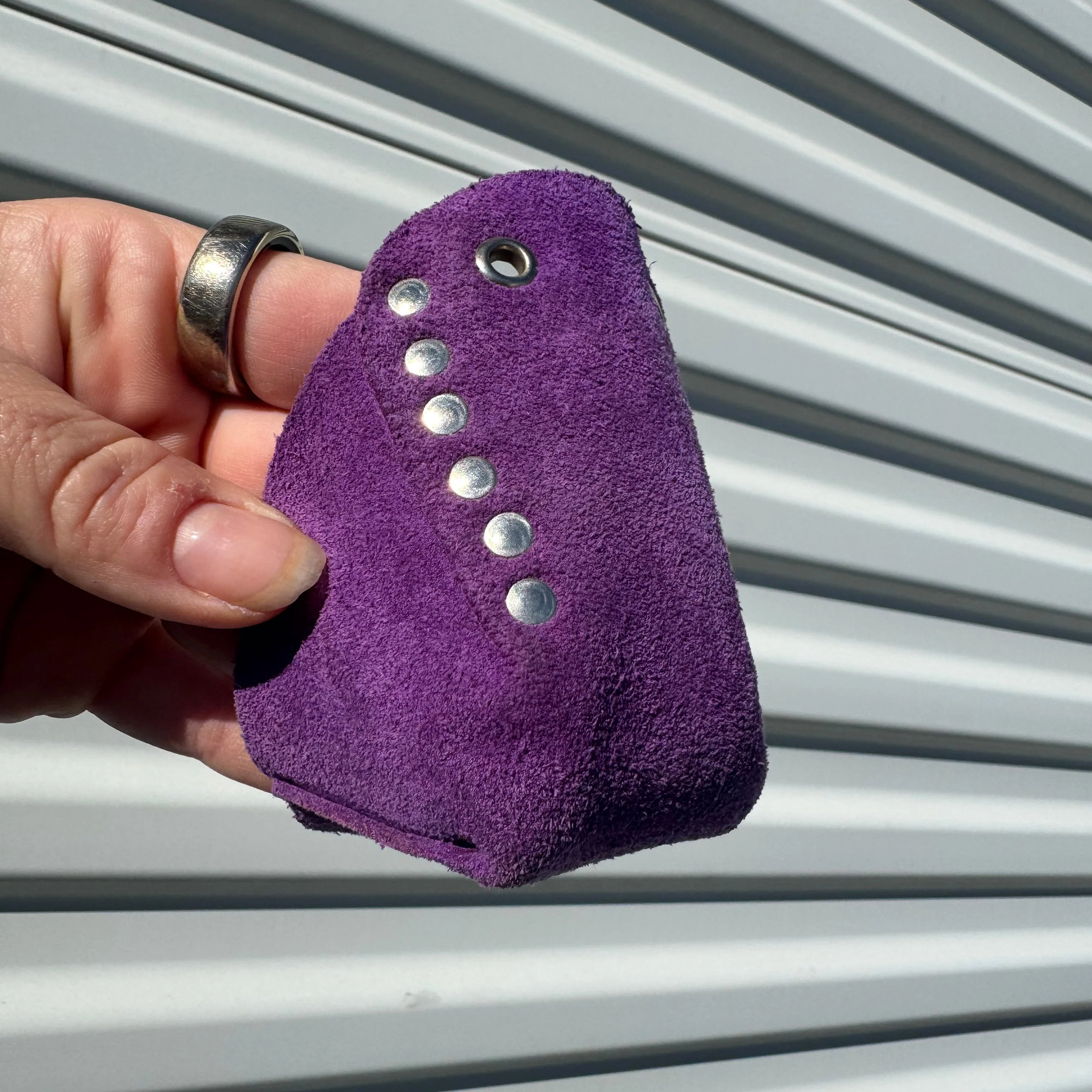 Suede Toe Cap - PURPLE *SINGLE* - Image 3