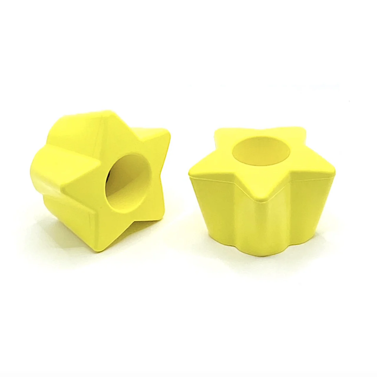 ★ Twinkle Toes Bolt-On Star Stops - YELLOW